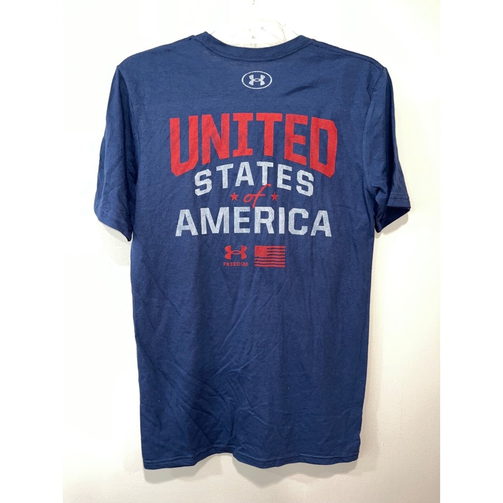 Under Armour Mens T-Shirt Size Small Dark Blue